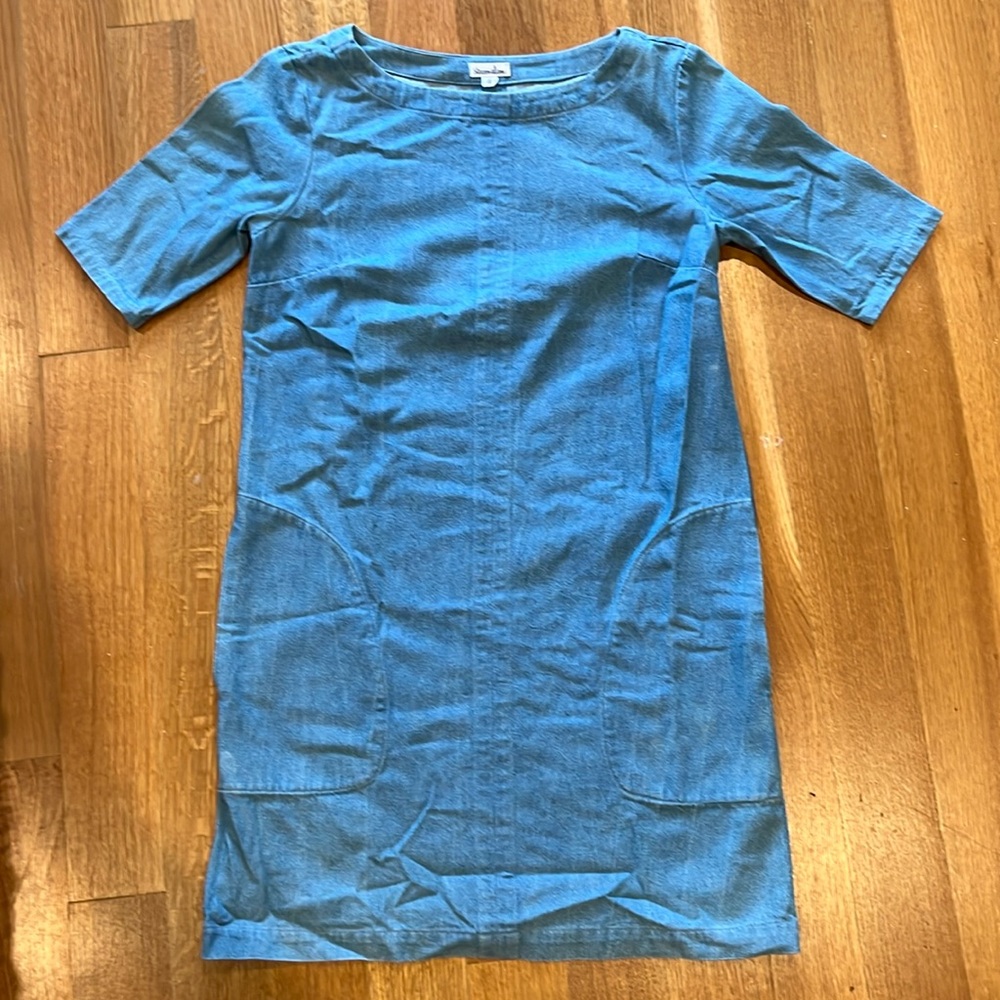 Steven Alan denim shift dress